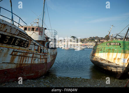 Boot-Friedhof von Camaret-Sur-Mer Stockfoto