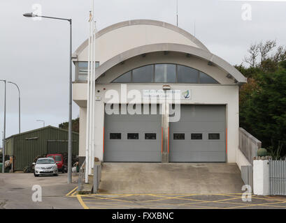 Die Irish Coast Guard Station bei Bunbeg, Co. Donegal. Stockfoto