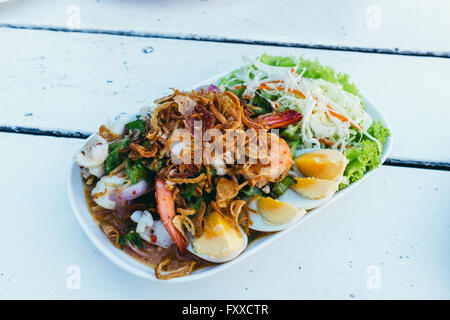 THAI Flügel BOHNENSALAT (Thai-Küche) Stockfoto