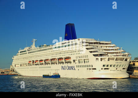 Kreuzfahrtschiff MV Oriana, IMO 9050137 Stockfoto