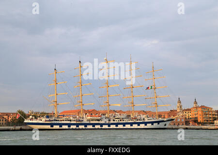 Großsegler Royal Clipper (Star Clippers Ltd.), IMO 8712178 Stockfoto