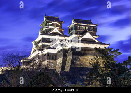 Kumamoto, Japan auf Burg Kumamoto. Stockfoto