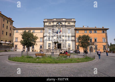 Rathaus in Bracciano, Italien Stockfoto