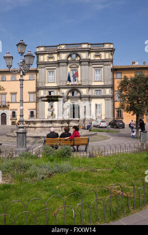 Rathaus in Bracciano, Italien Stockfoto