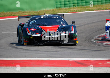 Misano Adriatico, Italien - 10. April 2016: Ferrari 488 GT3 von Kessel Racing Team Stockfoto