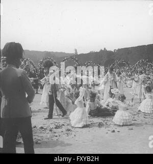 Kinderhuldigung in Schönbrunn Stockfoto