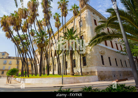 Palast der Zollstelle in Malaga, Spanien Stockfoto