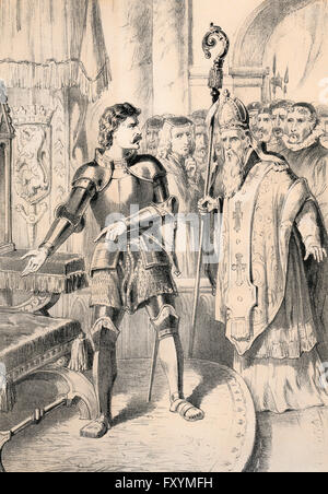 Richard von York, 3. Duke of York, 1411-1460, einem führenden englischen Magnaten behauptete den Thron Stockfoto
