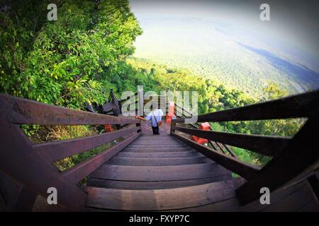 Pha mor E-dang, Khao Phra wi Han Nationalpark, Srisaket Provinz, Thailand Stockfoto