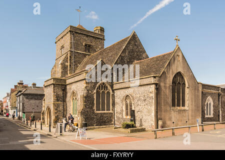 St. Thomas Becket Kirche, Lewes, East Sussex. Stockfoto