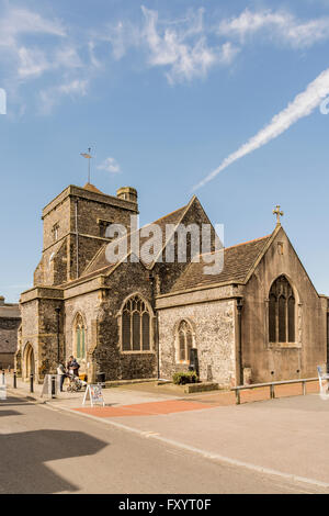 St. Thomas Becket Kirche, Lewes, East Sussex. Stockfoto