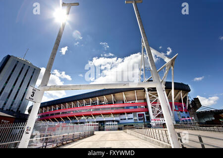 Cardiff Millennium Stadium, jetzt umbenannt Stockfoto