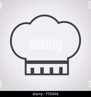 Koch Hut, Hut-Symbol Kochen Stock Vektor