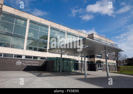 Schimmel Crown Court Flintshire North East Wales UK Stockfoto