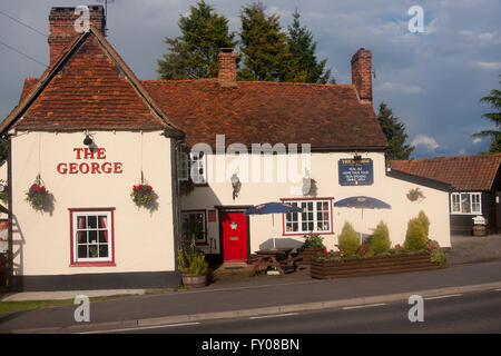 Der George Pub Little Hallingbury Essex England UK Stockfoto