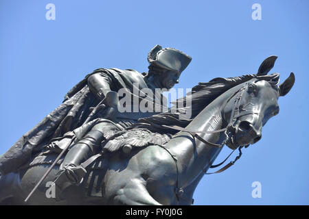 Reiterdenkmal Friedrich der Grosse, Unter Den Linden, Mitte, Berlin, Deutschland Stockfoto