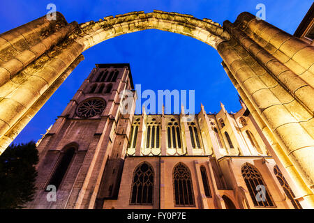 St. Johns Cathedral und alten Ruinen in Lyon Stockfoto