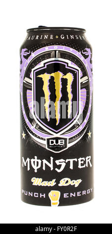 Winneconne, Wisconsin - 5. Juni 2015: kann der Monster verrückter Hund DUB Edition Getränk Stockfoto