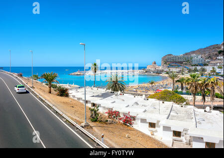 Puerto Rico-Dorf. Gran Canaria. Spanien Stockfoto