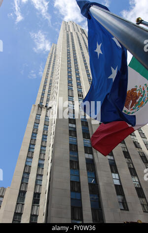 Das Rockefeller Center, Mitte Manhattan NYC Stockfoto