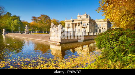 Warschau - Königspalast im Lazienki-Park, Polen Stockfoto
