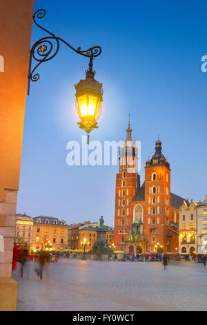 St. Marien Kirche, Krakau, Polen, Europa (UNESCO) Stockfoto