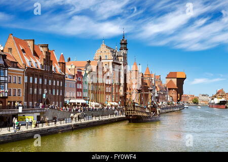 Altstadt von Danzig, Pommern, Polen Stockfoto