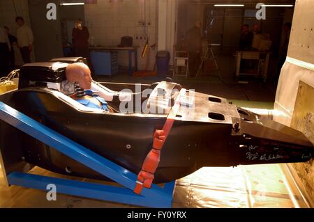 Universität von Mailand - Bovisa (Italien), Fachbereich Maschinenbau, Crash-Test-Labor Stockfoto