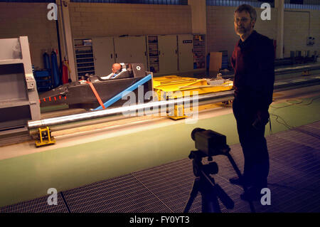 Universität von Mailand - Bovisa (Italien), Fachbereich Maschinenbau, Crash-Test-Labor Stockfoto