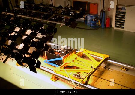 Universität von Mailand - Bovisa (Italien), Fachbereich Maschinenbau, Crash-Test-Labor Stockfoto