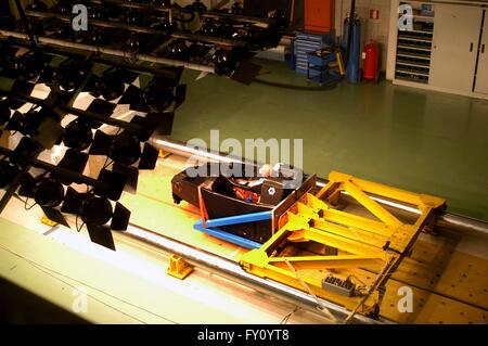Universität von Mailand - Bovisa (Italien), Fachbereich Maschinenbau, Crash-Test-Labor Stockfoto