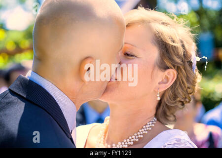 Traditionelle slowakische Hochzeit Stockfoto