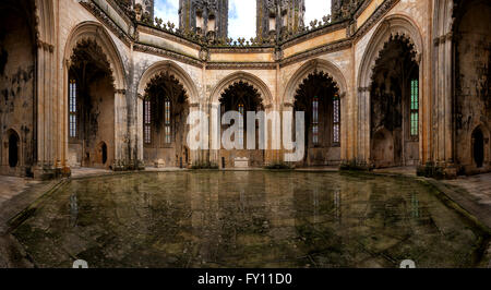 Die unvollendeten Kapellen im Kloster Batalha, Portugal Stockfoto