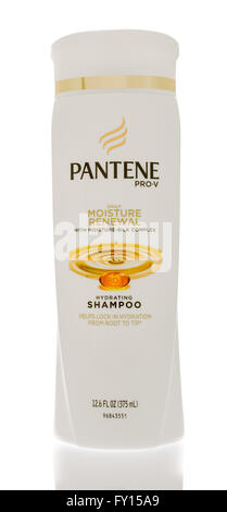 Winneconne, Wisconsin - 19. November 2015: Flasche von Pantene Pro-V feuchtigkeitsspendende Shampoo. Stockfoto