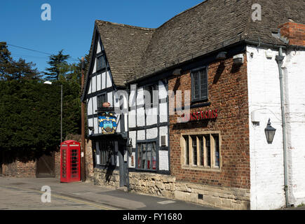 Das Kings Arms Pub, Prestbury, Gloucestershire, England, UK Stockfoto