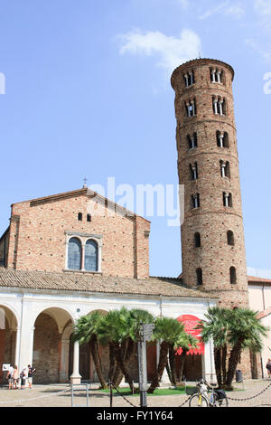 Basilica di Sant'Apollinare Nuovo in Ravenna, Italien. Stockfoto