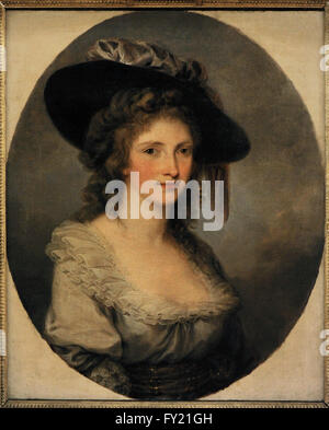 Angelika Kauffmann (1741-1807). Österreichischer Maler. Selbstporträt, 1780-1785. Öl auf Leinwand. Die Eremitage. Sankt Petersburg. Russland. Stockfoto