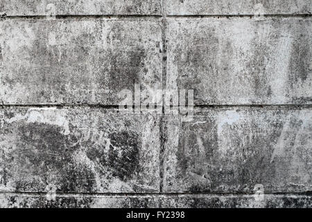 Schmutzige Wand Stapel Ziegel weiss Stockfoto