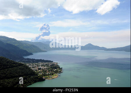 Fuego Vulkanausbruch in Guatemala, September 2012. Stockfoto