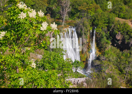 Wasserfall "Manojlovac" im Nationalpark Krka, Kroatien Stockfoto