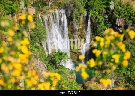 Wasserfall "Manojlovac" im Nationalpark Krka, Kroatien Stockfoto