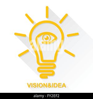 Visionen und Ideen - Geschäftskonzept, Vektor Stock Vektor