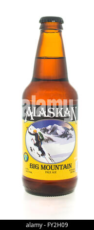 Winneconne, Wisconsin - 3. Februar 2015: Alaskan Bier wurde zuerst im Jahr 1986 gebraut und befindet sich in Juneau, AK. Stockfoto