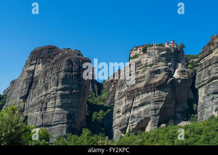 Stadt von Kastraki, Meteora Berge in Thessalien, Griechenland Stockfoto