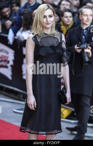 Die Jameson Empire Awards 2016 im Grosvenor House - Ankünfte mit statt: Laura Carmichael wo: London, Vereinigtes Königreich bei: 20. März 2016 Stockfoto