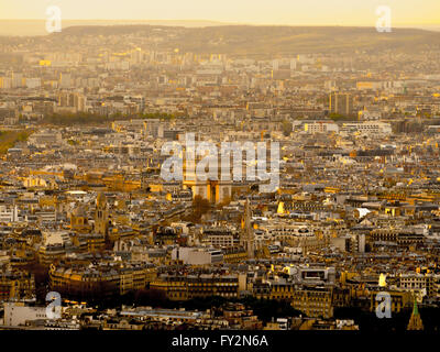 Arc de Triomphe, Paris, Frankreich. Stockfoto