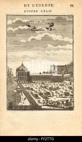 LISBOA (Lissabon): Ribeira Palast (Erdbeben von 1755 zerstört). MALLET, 1683 Stockfoto