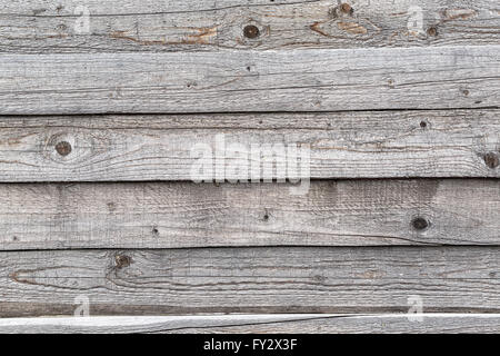 Alte Holzbretter. Bild der Holzkonstruktion. Stockfoto