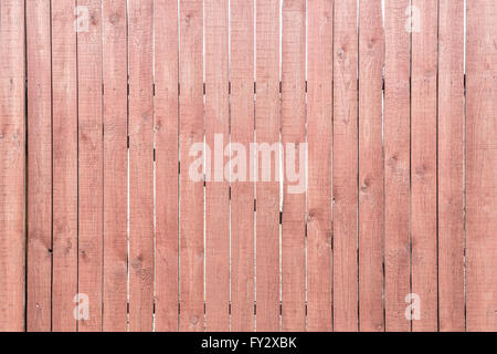 Brauner Holzzaun. Bild der Holzkonstruktion. Stockfoto