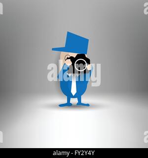 Menschen fotografieren Stock Vektor